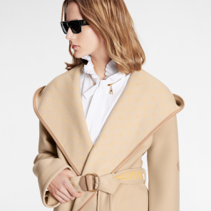 Louis Vuitton Signature Double Face Short Wrap Coat